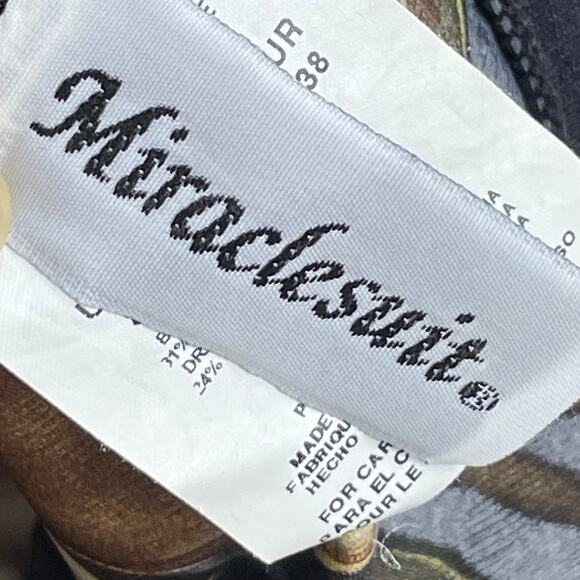 Miraclesuit Pandora Brown Floral Swimsuit One-Piece Bathing‎ Swimming Size 8 - Picture 2 of 12